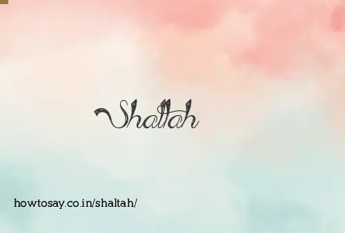 Shaltah