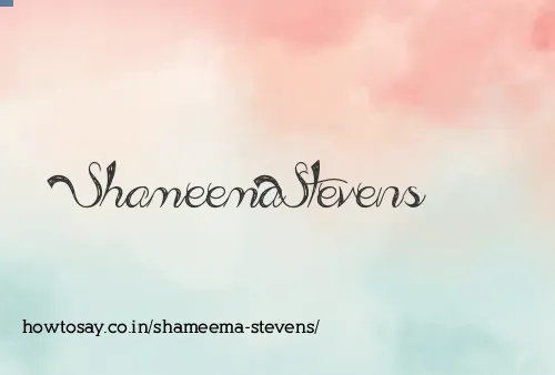 Shameema Stevens