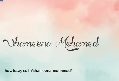 Shameena Mohamed