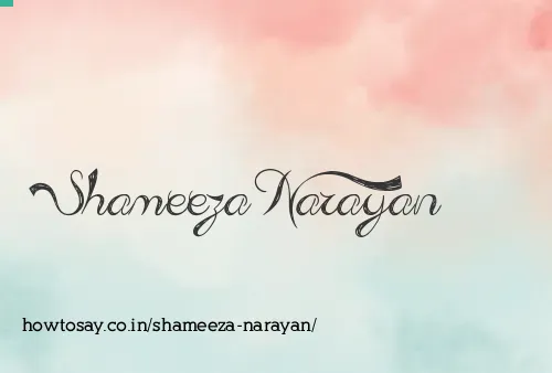 Shameeza Narayan