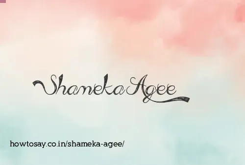 Shameka Agee