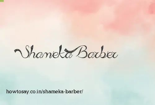 Shameka Barber