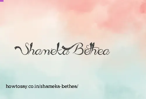 Shameka Bethea