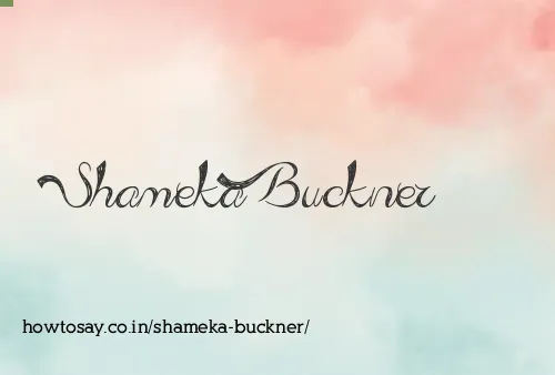 Shameka Buckner