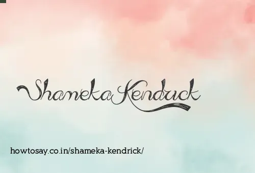 Shameka Kendrick