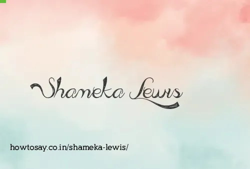 Shameka Lewis