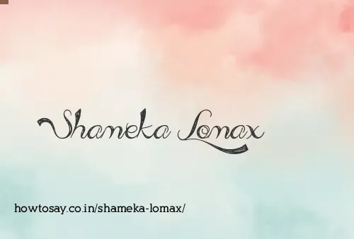 Shameka Lomax