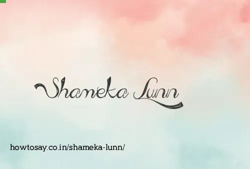 Shameka Lunn