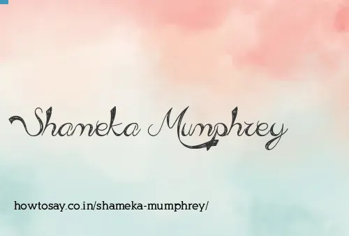 Shameka Mumphrey