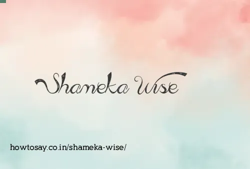 Shameka Wise