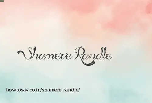 Shamere Randle