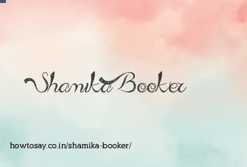 Shamika Booker