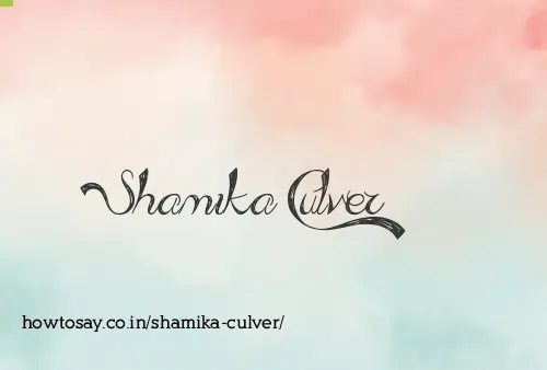 Shamika Culver