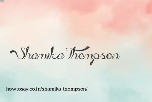 Shamika Thompson