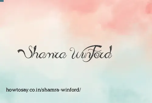 Shamra Winford