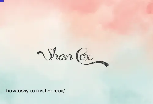 Shan Cox