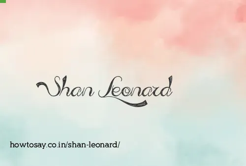 Shan Leonard