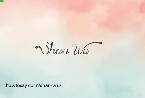 Shan Wu