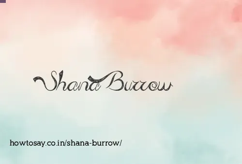 Shana Burrow