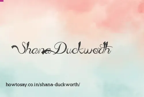 Shana Duckworth