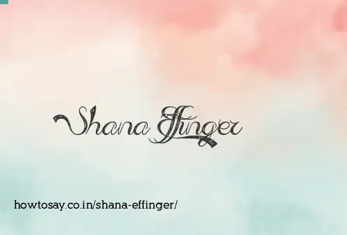 Shana Effinger
