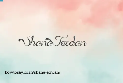 Shana Jordan
