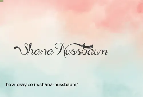 Shana Nussbaum