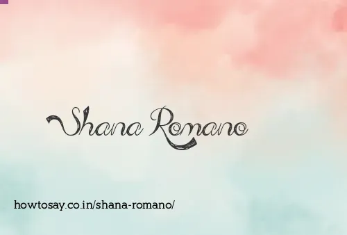 Shana Romano