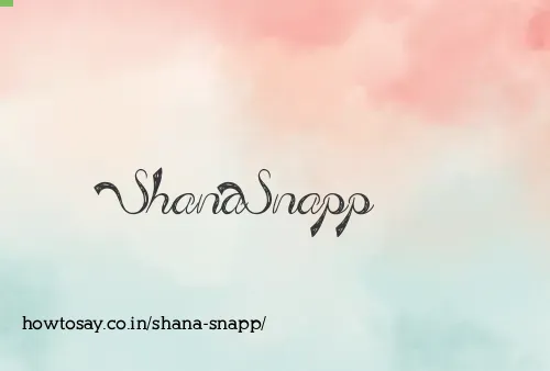 Shana Snapp