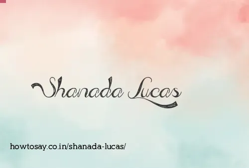 Shanada Lucas