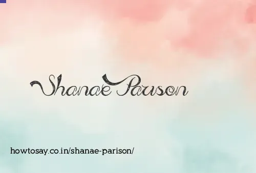 Shanae Parison