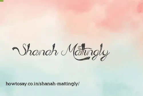 Shanah Mattingly
