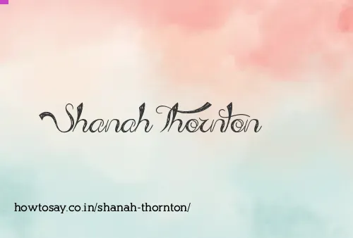 Shanah Thornton