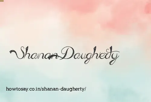 Shanan Daugherty