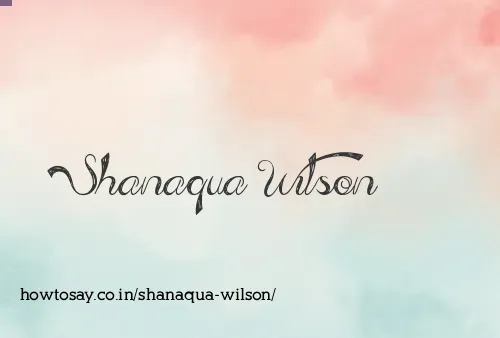 Shanaqua Wilson