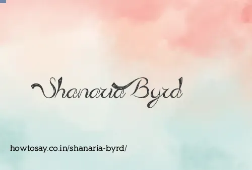 Shanaria Byrd