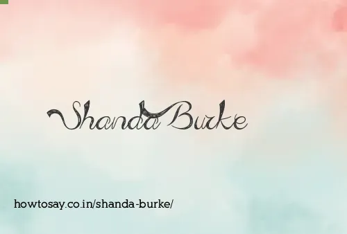 Shanda Burke
