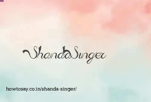 Shanda Singer