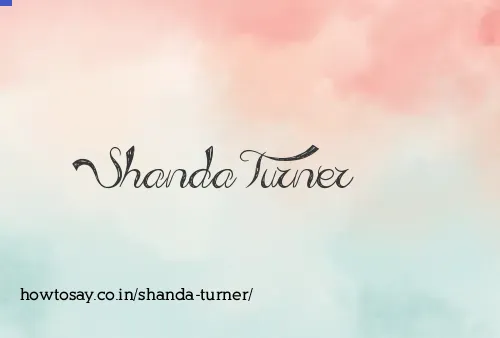 Shanda Turner