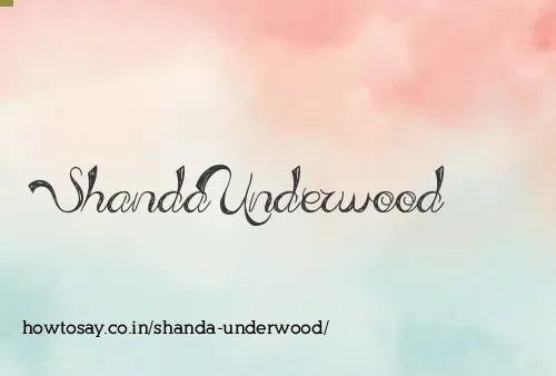 Shanda Underwood