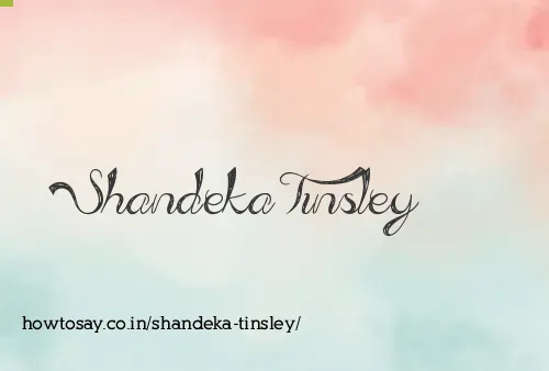 Shandeka Tinsley