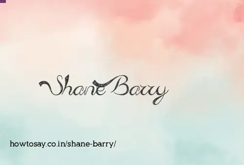 Shane Barry