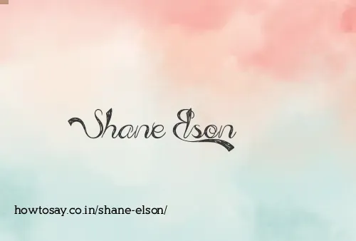 Shane Elson