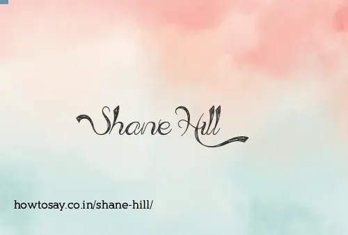 Shane Hill