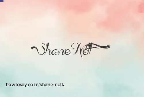 Shane Nett