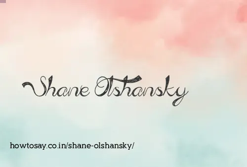 Shane Olshansky