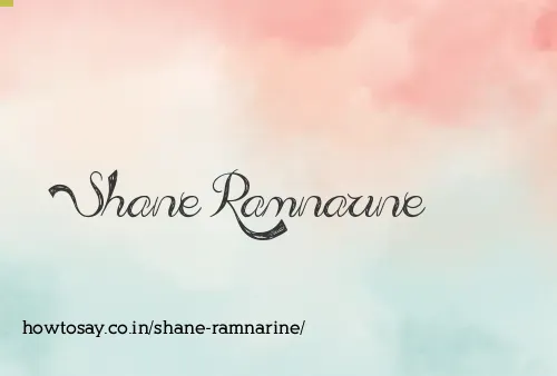 Shane Ramnarine
