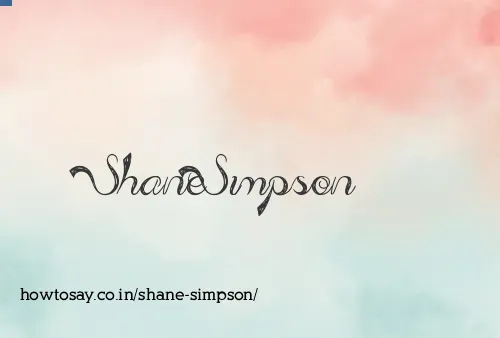 Shane Simpson