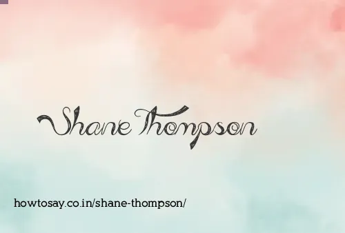 Shane Thompson