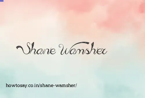 Shane Wamsher